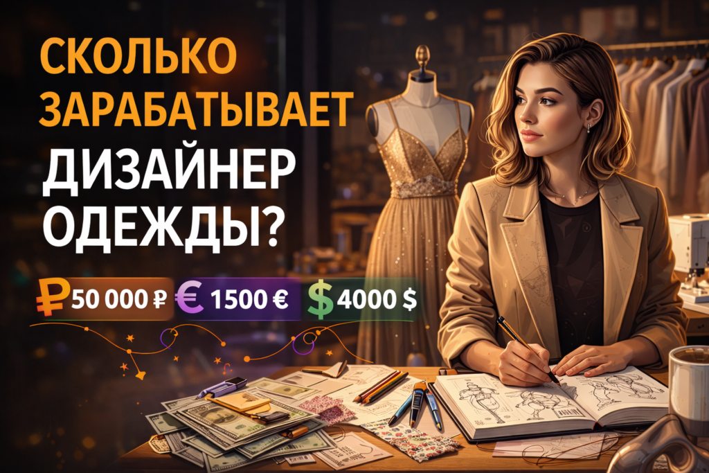 Сколько зарабатывает дизайнер одежды