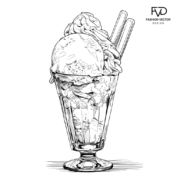 Раскраска- антистресс мороженое fvdesign.org