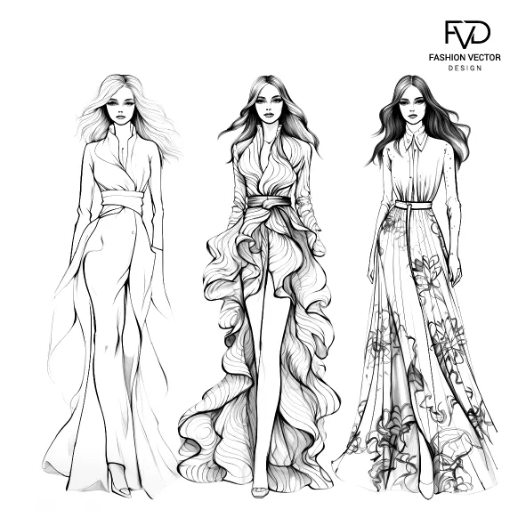 Раскраска- антистресс платья 02 fvdesign.org